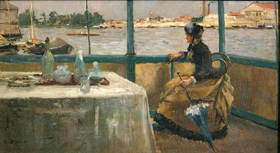 The Seine at Nanterre by Pierre Emmanuel Damoye